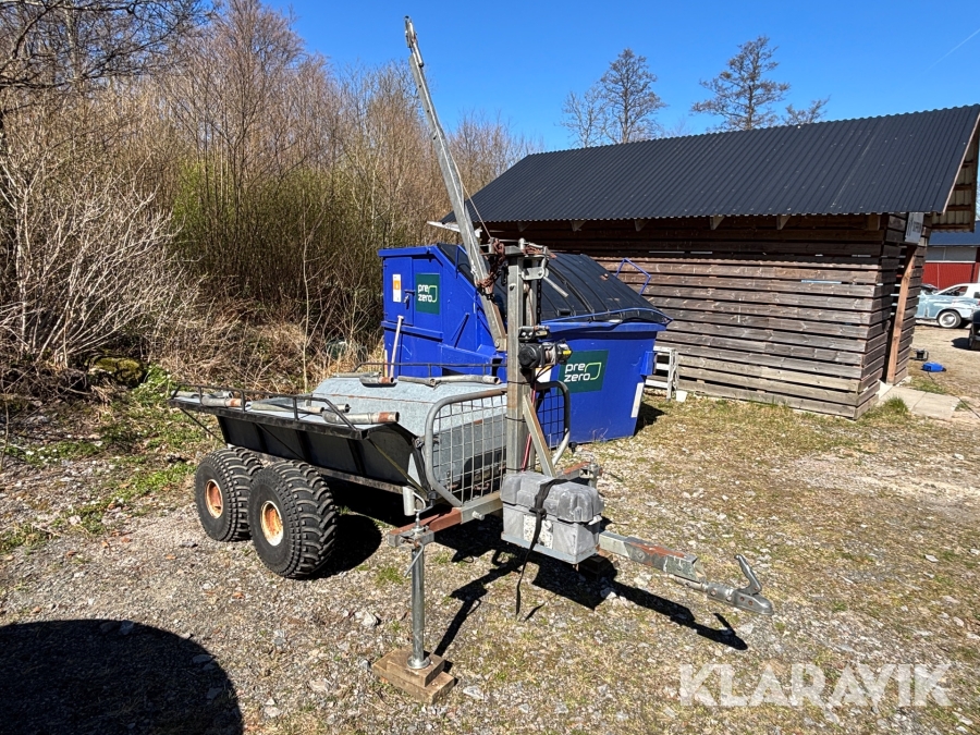 ATV-vagn med vinsch