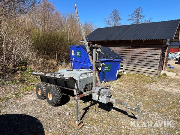 ATV-vagn med vinsch