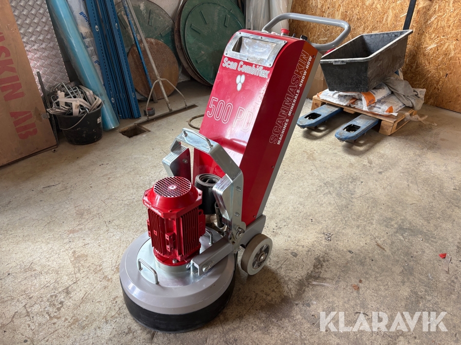 Golvslip Scanmaskin 500 PD med vattentank