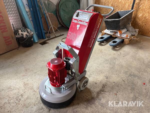 Golvslip Scanmaskin 500 PD med vattentank