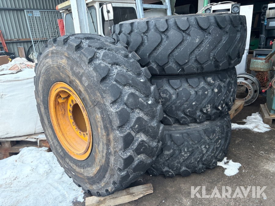 Hjul till Hjullastare Michelin 20.5R25 Passande Volvo L70/L90 4 st