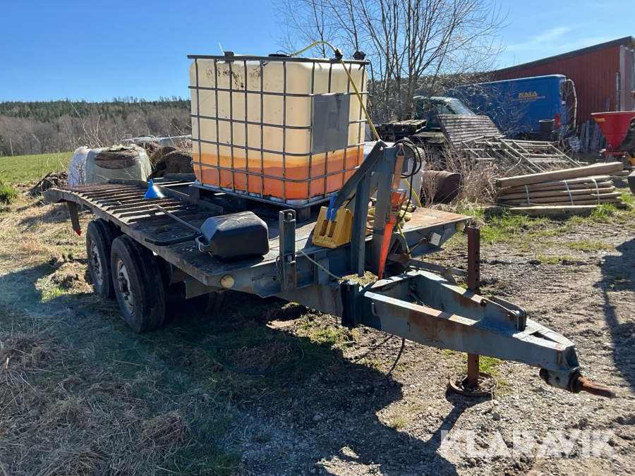 Maskintrailer med tipp