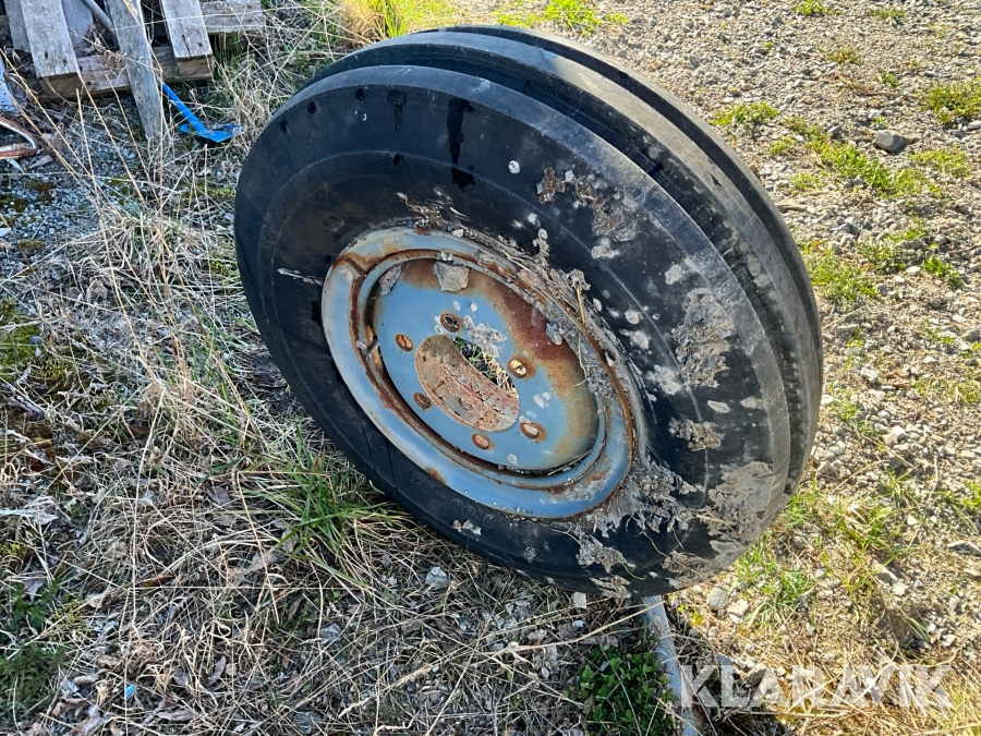 Maskintrailer med tipp