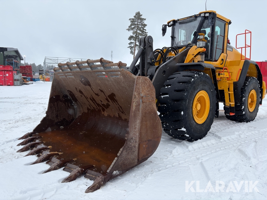 Hjullastare Volvo L180H med tandskopa