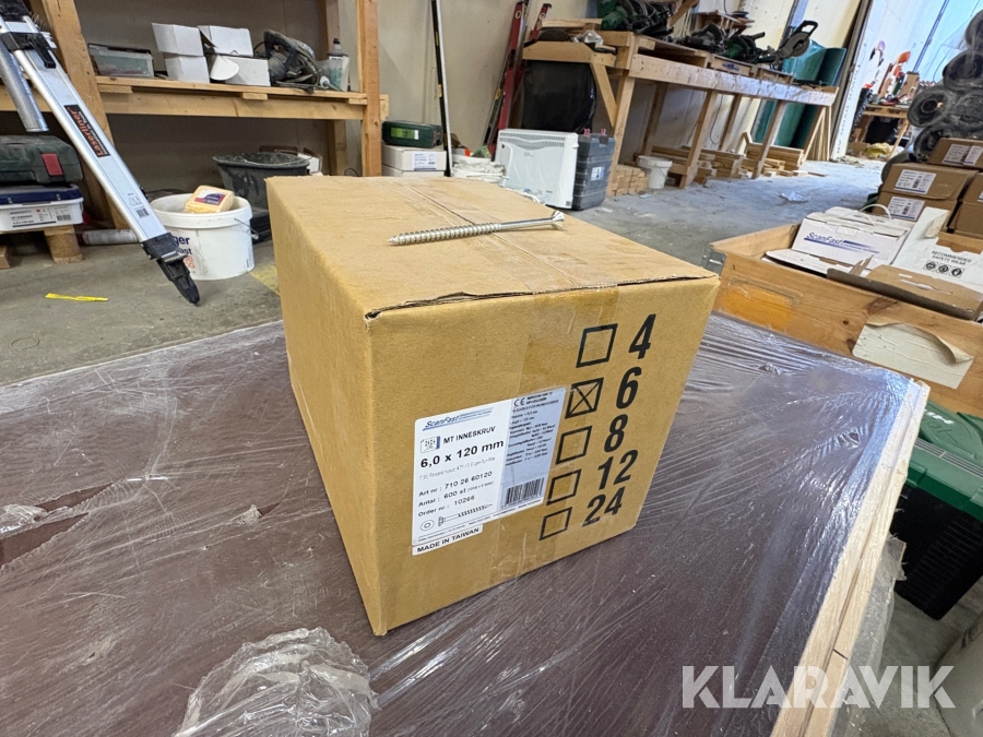 Träskruv ScanFast MT Inneskruv 6,0 X 120mm