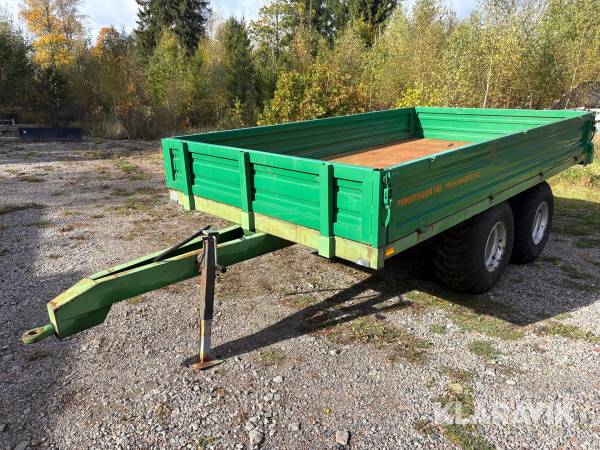 Entreprenadvagn Powertrailer T80/7CX-8 Tippvagn