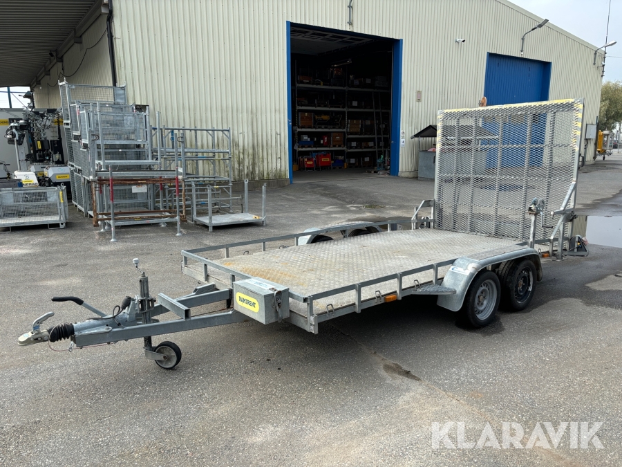 Maskinsläp CO-Släpet 2500 med lastramp