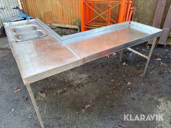 Diskbänk till restaurangkök