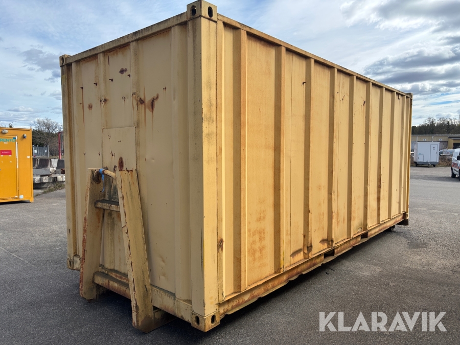 Container på lastväxlarram 20ft