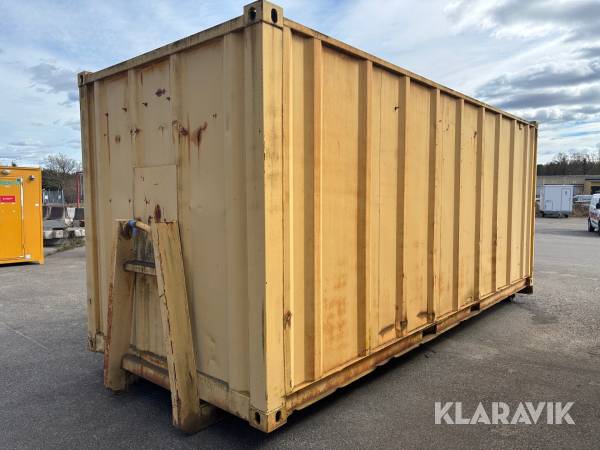 Container på lastväxlarram 20ft