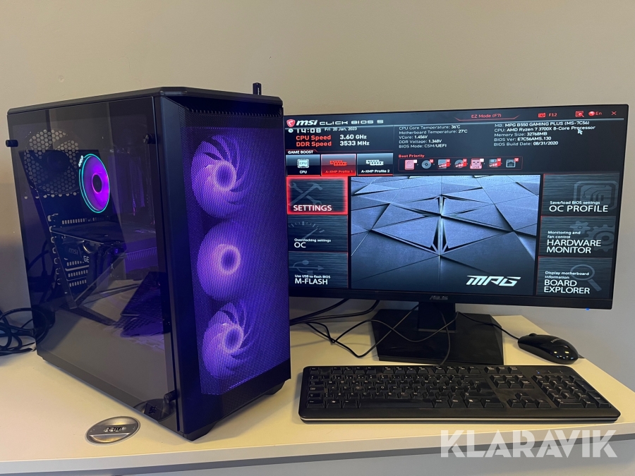 Speldator, kraftfull Phanteks AMD/MSI/Nvidia