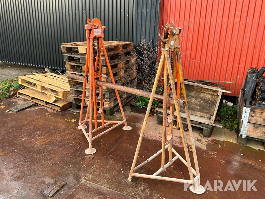 Kabeltrumbockar Televerket 3,3ton