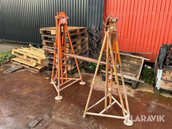 Kabeltrumbockar Televerket 3,3ton