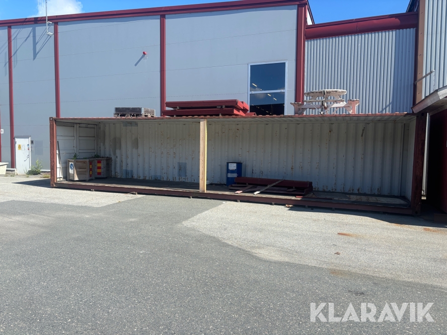 Visningscontainer 12,2x2,4m