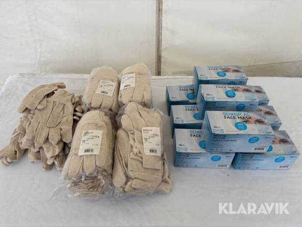 Tyghandskar och munskydd Guide 410