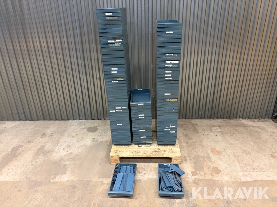 Förvaringslådor i plast 100 st