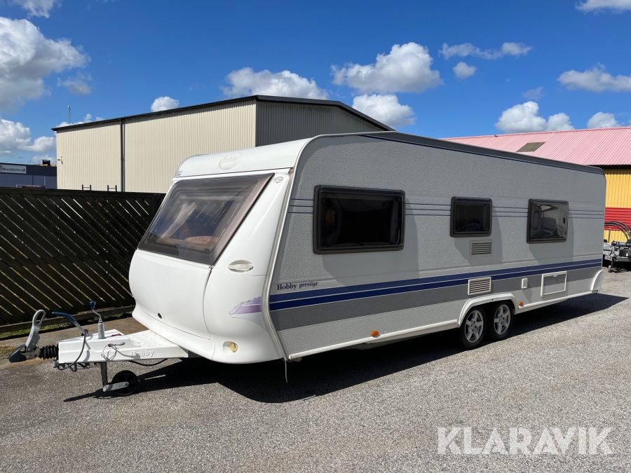 Husvagn Hobby Prestige 650 WFU med dusch och toalett