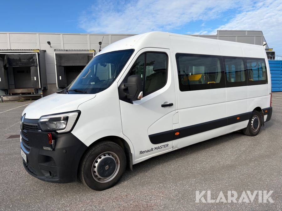 Minibuss Renault Master Chassi Cab 3.5 T 2.3 dCi Manuell 145 hk med luftfjädring