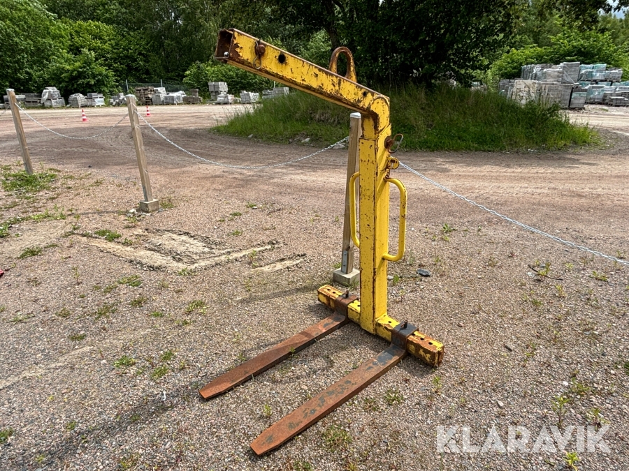 Pallgafflar till kran Axload