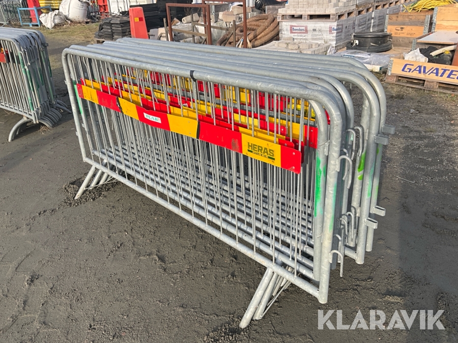 Kravallstaket Heras 10 st