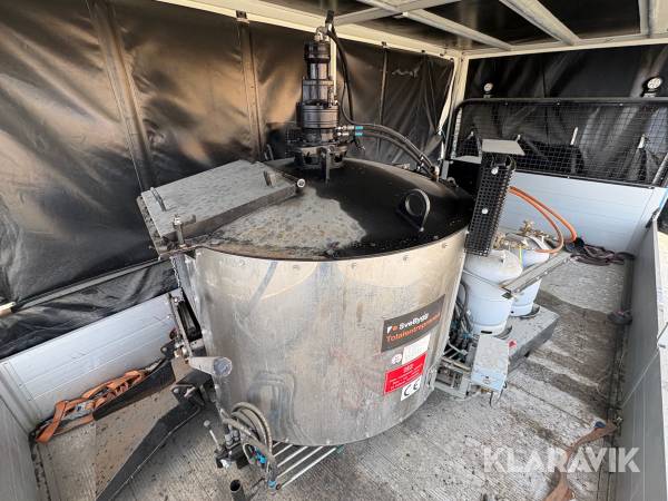 Asfaltsverk Potmix Asphalt boiler 650L