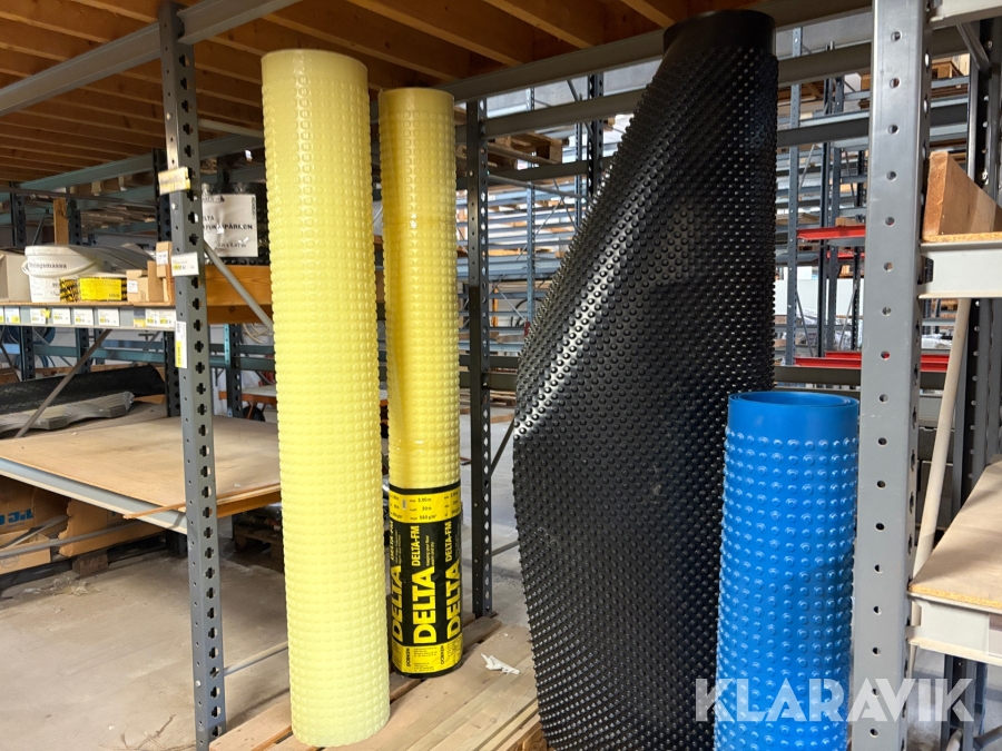 Fuktisoleringsmatta och tillbehör