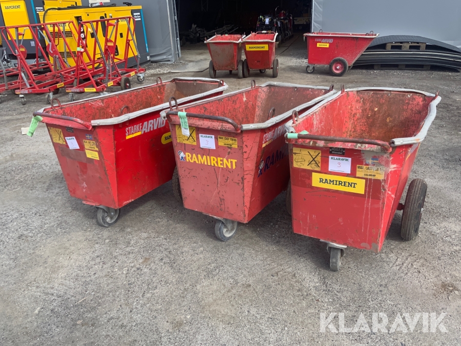 Fodervagnar Starke Arvid 14000 3 st