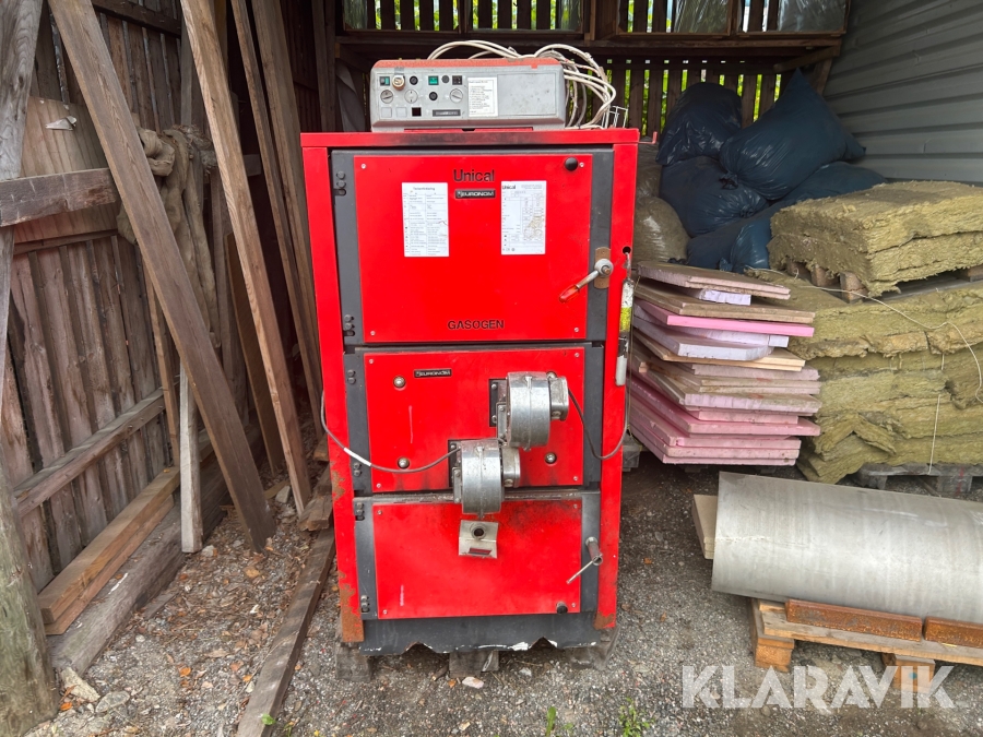 Vedpanna Euronom Unical Gasogen G3 80 2S