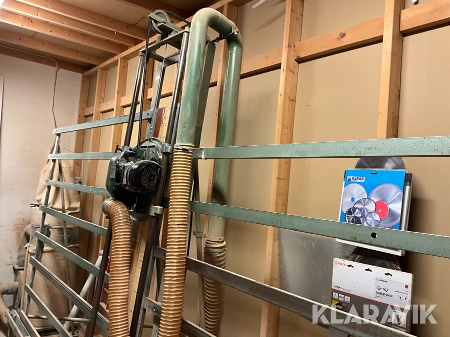 Skivkap med spånsug