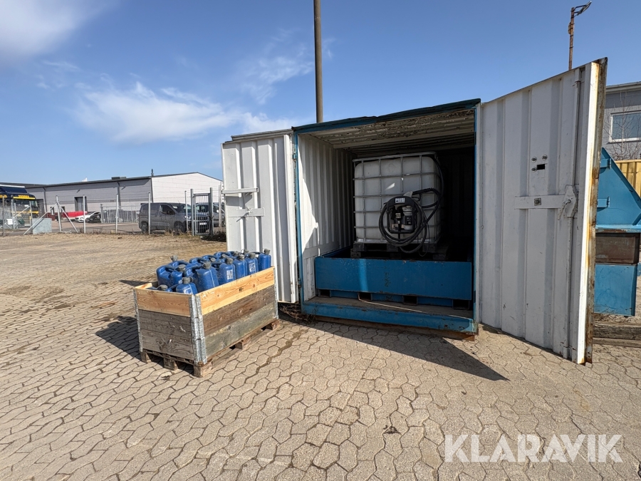 Adblue Tankstation Container med ibc:er