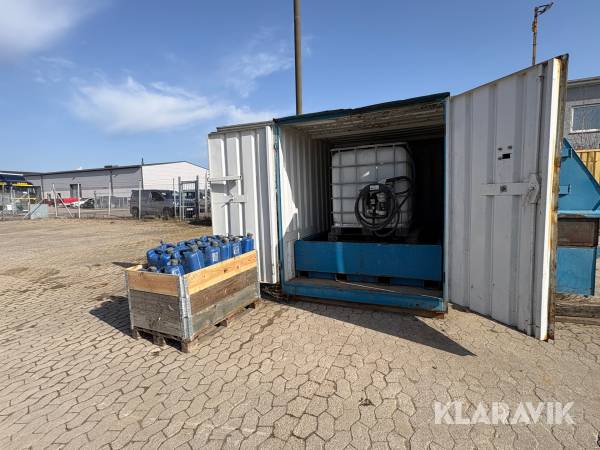 Adblue Tankstation Container med ibc:er