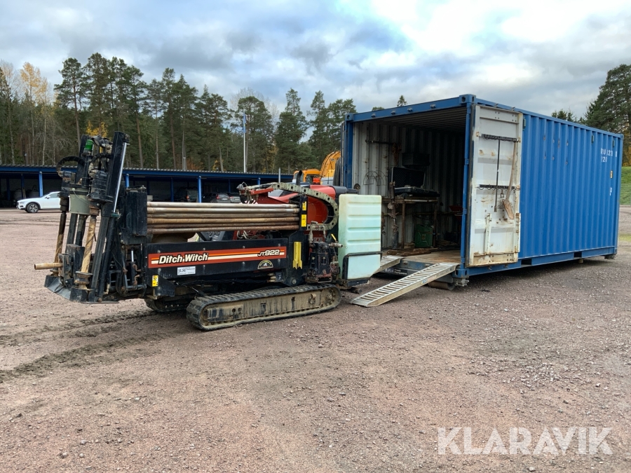 Borrigg Ditch Witch JT922 med container