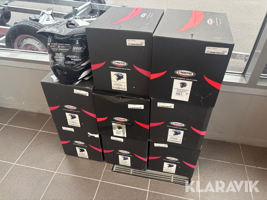 Motorcykelhjälmar Caberg 8st