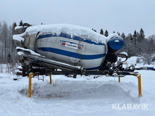 Betongroterare Månsarp på JOAB snabblåsfäste. 6 m3
