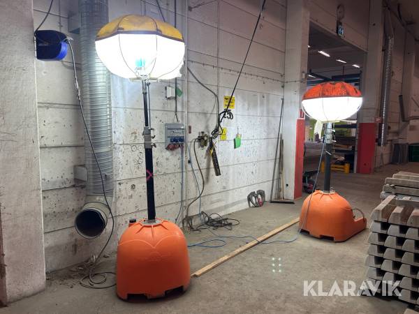 Ballonglampor Powermoon LED 7500 lm