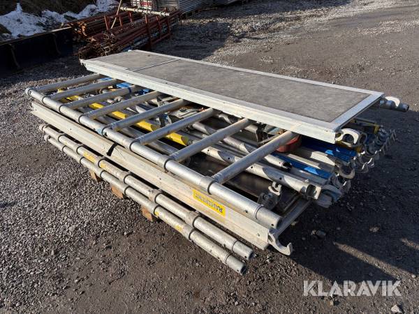 Rullställning bred modell Instant Zip Up 2,5 x 1,3 x 6 m