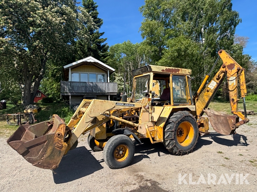Traktorgrävare John Deere 410D