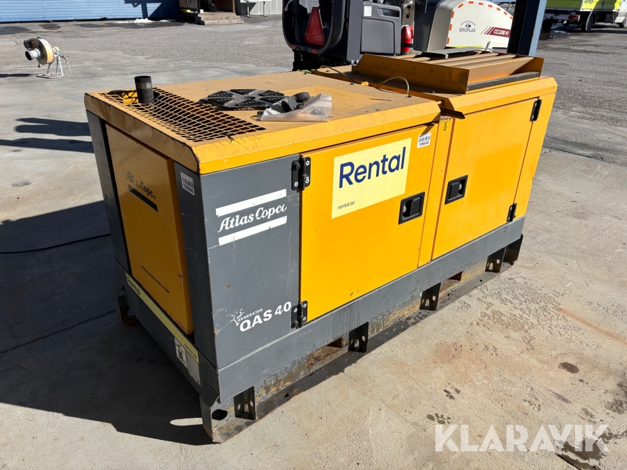 Generator Atlas Copco QAS40