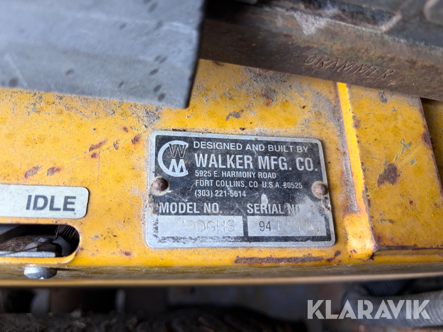 Åkgräsklippare Walker MDDGHS