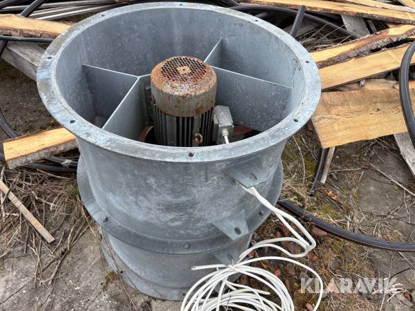 Centrifugalfläkt Akron PFD 80 Termo 2x4 kW