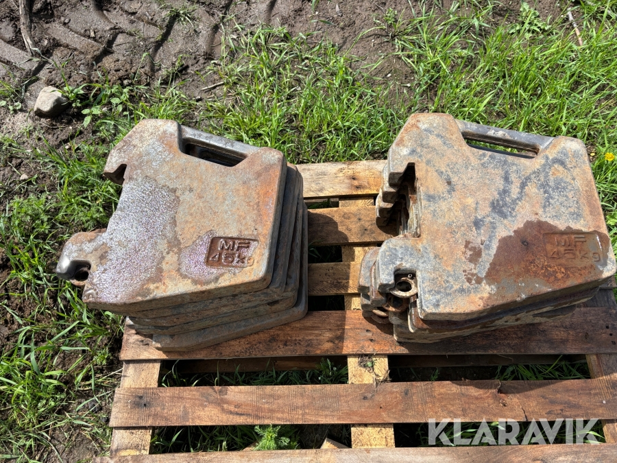 Frontvikter Massey Ferguson 45 kg 10 st