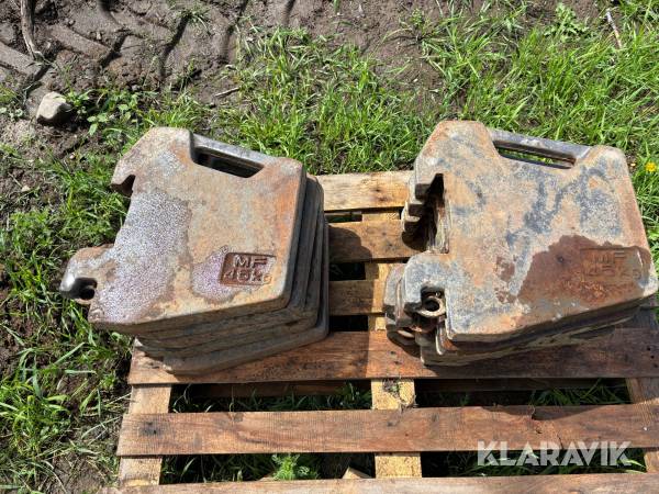 Frontvikter Massey Ferguson 45 kg 10 st