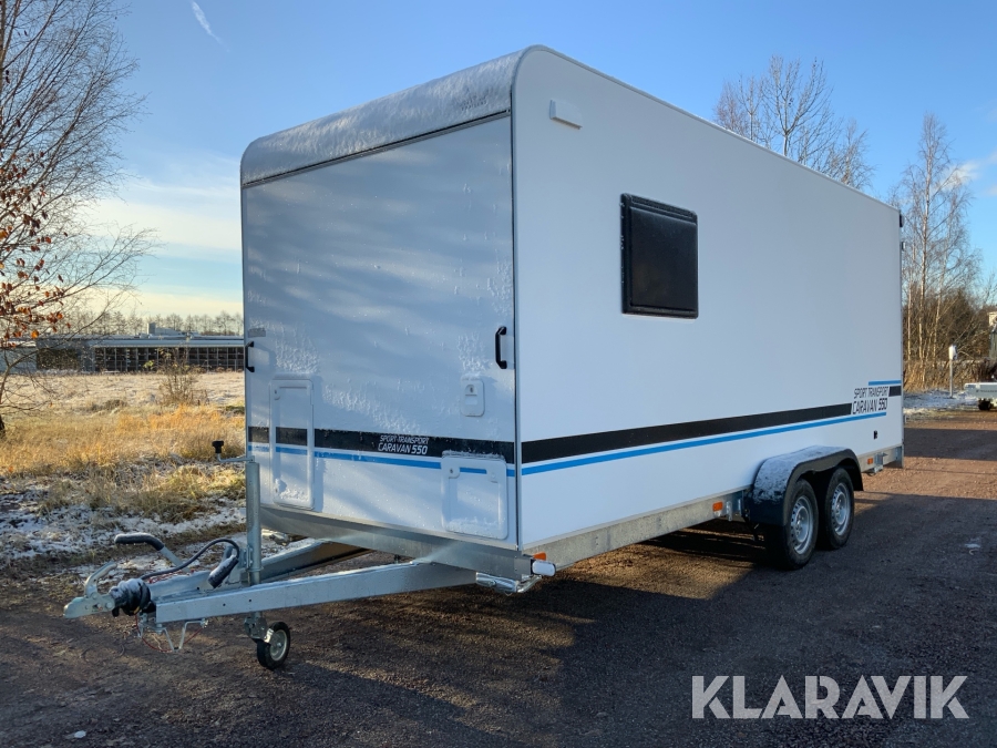 Racingtrailer Tomplan Caravan 550 Sport Transport med bodel