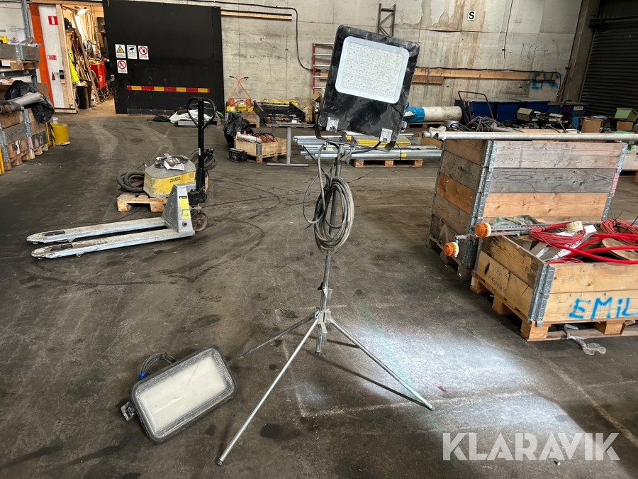 Arbetsbelysning RoHs en på stativ