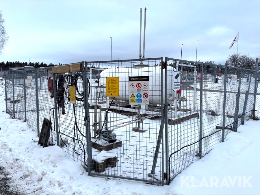Komplett gasolanläggning Tankmobil påfyllningsanläggning för gasol