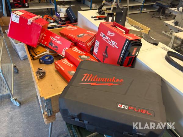 Byggmaskiner Milwaukee 7 st