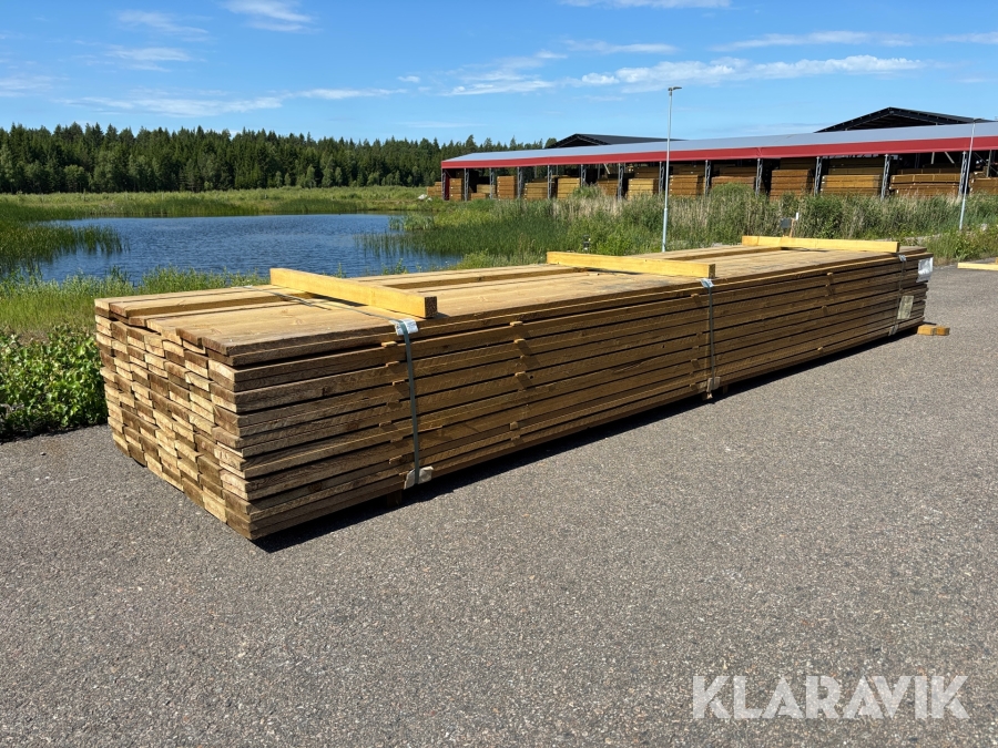Virkespaket sågat NTR AB 25x150 605 löpmeter