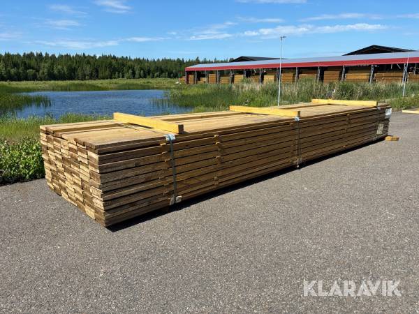 Virkespaket sågat NTR AB 25x150 605 löpmeter