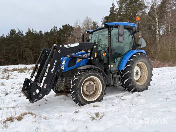 Traktor New Holland T4.75S med frontlastare