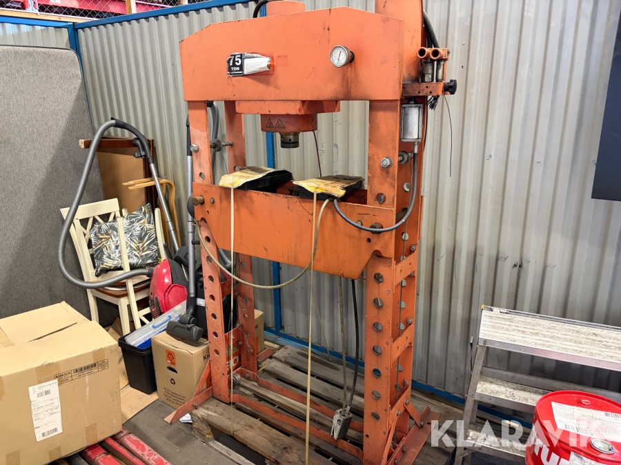 Verkstadspress 75 Ton